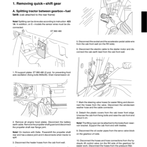 Valtra 6000, 6100, 6200, 6250 Hi, 6300, 6350 Hi, 6400, 6550 Hi Tractors Service Repair Manual - Image 4