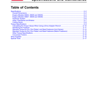 Toro Groundsmaster 4000-D, 4010-D (Model 30603, 30605, 30607, 30609, 30635, 30636) Service Repair Manual - Image 5