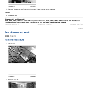 Caterpillar CAT 277D Multi Terrain Loader Service Repair Manual (FMT00001 and up) - Image 5