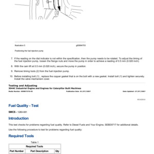 Caterpillar CAT 287B Multi Terrain Loader Service Repair Manual (ZSA00001 and up) - Image 4