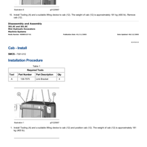 Caterpillar CAT 301.6C, 301.8C Mini Hydraulic Excavator Service Repair Manual (JBB00001 and up) - Image 4