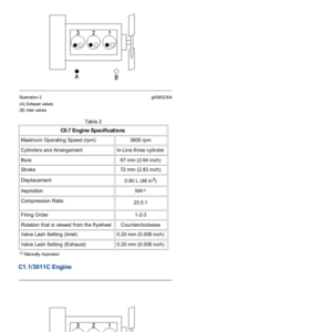 Caterpillar CAT 3013C Engine Machine Service Repair Manual (CSS00001 and up) - Image 3