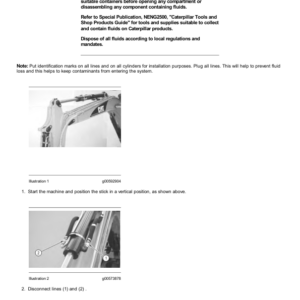 Caterpillar CAT 302.5 Mini Hydraulic Excavator Service Repair Manual (4AZ00001 and up) - Image 4