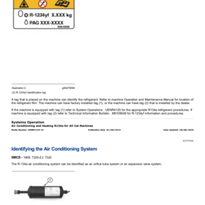 Caterpillar CAT 303.5E2 Mini Hydraulic Excavator Service Repair Manual (JWY00001 and up) - Image 3