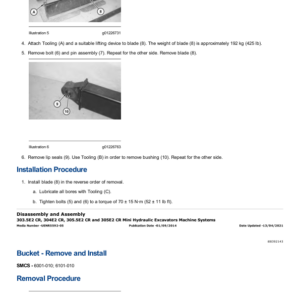 Caterpillar CAT 304E2 Mini Hydraulic Excavator Service Repair Manual (ME400001 and up) - Image 5