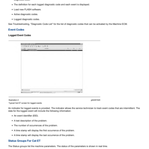 Caterpillar CAT 305.5E2 CR Mini Hydraulic Excavator Service Repair Manual (NC500001 and up) - Image 4