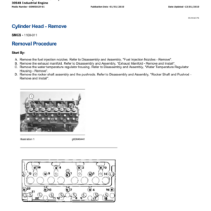 Caterpillar CAT 3054B Engine Service Repair Manual (5MF00001 and up) - Image 3