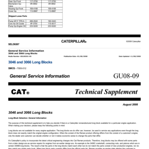 Caterpillar CAT 3054B Engine Service Repair Manual (5MF00001 and up) - Image 5