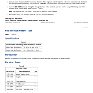 Caterpillar CAT 3054C Engine Service Repair Manual (33400001 and up) - Image 4