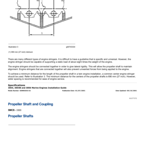 Caterpillar CAT 3056 Marine Engine Service Repair Manual (CKS00001 and up) - Image 5