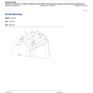 Caterpillar CAT 305E2 Mini Hydraulic Excavator Service Repair Manual (H5M00001 and up) - Image 3