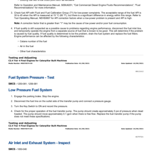 Caterpillar CAT 305E2 Mini Hydraulic Excavator Service Repair Manual (H5M00001 and up) - Image 4