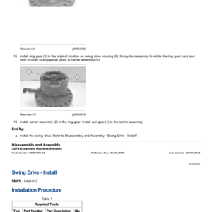 Caterpillar CAT 307B Mini Hydraulic Excavator Service Repair Manual (6KZ00001 and up) - Image 5