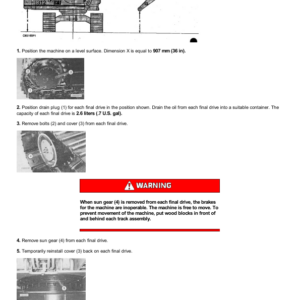 Caterpillar CAT 312 Excavator Service Repair Manual (6GK00001 and up) - Image 5