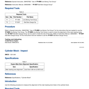 Caterpillar CAT 3126B Marine Engine Service Repair Manual (3GS00001 and up) - Image 2