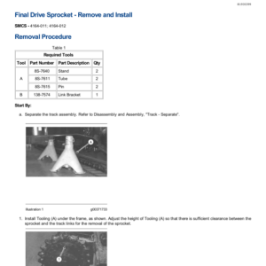 Caterpillar CAT 312C, 312C L Excavator Service Repair Manual (CBA01201 and up) - Image 4