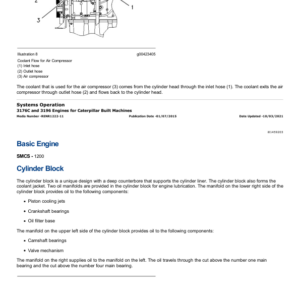 Caterpillar CAT 3196 Engine Machine Service Repair Manual (6AR00001 and up) - Image 3