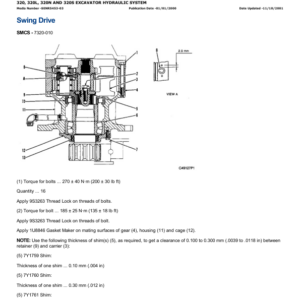 Caterpillar CAT 320, 320L, 320N Track Type Excavator Service Repair Manual (2DL00214 and up) - Image 3