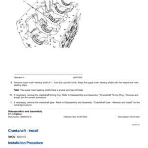 Caterpillar CAT 320 Excavator Service Repair Manual (ZBN00001 and up) - Image 2