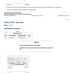 Caterpillar CAT 321C Excavator Service Repair Manual (MCF00001 and up) - Image 5