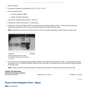 Caterpillar CAT 323F L Excavator Service Repair Manual (YEJ00001 and up) - Image 4