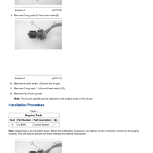 Caterpillar CAT 324D FM Excavator Service Repair Manual (JGK00001 and up) - Image 5