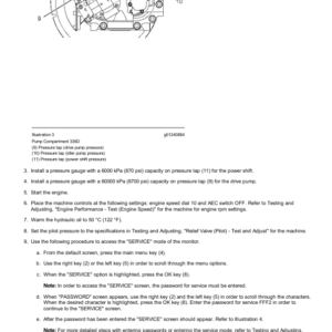 Caterpillar CAT 330D L Excavator Service Repair Manual (MWP00001 and up) - Image 3