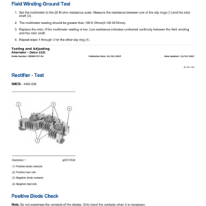 Caterpillar CAT 3406E Truck Engine Service Repair Manual (5EK00001 and up) - Image 2