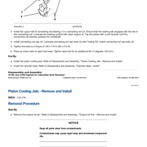 Caterpillar CAT 345B 345B L, 345B LC Excavator Service Repair Manual (2SW00001 and up) - Image 4