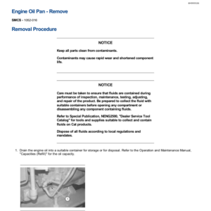 Caterpillar CAT 3512B Marine Engine Service Repair Manual (S2K00001 and up) - Image 5