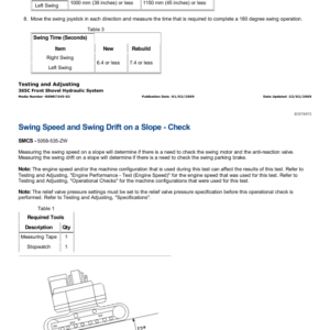 Caterpillar CAT 365C L Hydraulic Excavator Service Repair Manual (PAR00001 and up) - Image 4