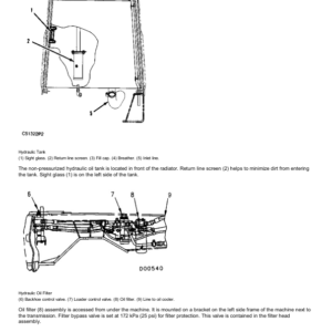 Caterpillar CAT 416B Backhoe Loader Service Repair Manual (8ZK00001 till 05999) - Image 4