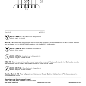 Caterpillar CAT 416C Backhoe Loader Service Repair Manual (1WR08116 till 10736) - Image 2