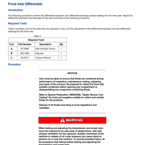 Caterpillar CAT 428F Backhoe Loader Service Repair Manual (LBH00001 and up) - Image 5