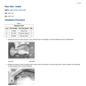 Caterpillar CAT 730 Articulated Dump Truck Service Repair Manual (AGF00001 and up) - Image 6