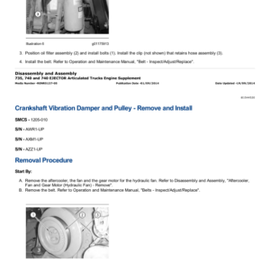 Caterpillar CAT 740 Articulated Dump Truck Service Repair Manual (DTX00001 and up) - Image 4