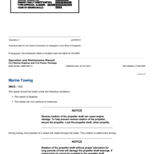 Caterpillar CAT C12 Marine Engine Service Repair Manual (NFL00001 and up) - Image 2