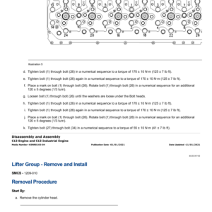 Caterpillar CAT C13 Engine Service Repair Manual (KWJ00001 and up) - Image 2