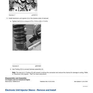 Caterpillar CAT C13 Engine Service Repair Manual (KWJ00001 and up) - Image 6