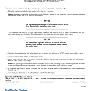 Caterpillar CAT C2.2 Engine Service Repair Manual (G7M00001 and up) - Image 3