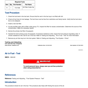 Caterpillar CAT C32 Engine Service Repair Manual (BT400001 and up) - Image 4