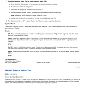 Caterpillar CAT C32 Engine Service Repair Manual (BT400001 and up) - Image 6