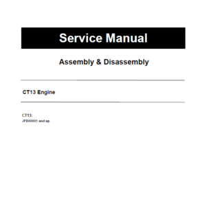 Caterpillar CAT CT13 Engine Machine Service Repair Manual (JFB00001 and up) - Image 1