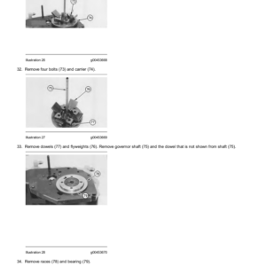 Caterpillar CAT D25D, D30D, D350D Articulated Dump Truck Service Repair Manual (1HK00001 till 00673) - Image 3