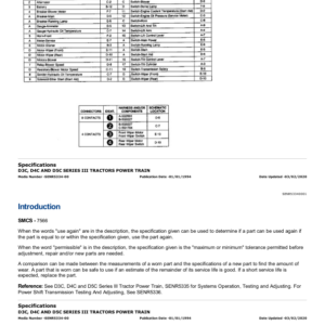 Caterpillar CAT D3C Track-Type Tractor Service Repair Manual (5KG00001 and up) - Image 6