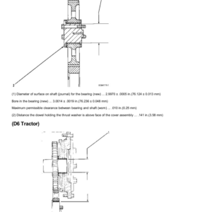 Caterpillar CAT D6C Track-Type Tractor Service Repair Manual (69U00001 and up) - Image 3