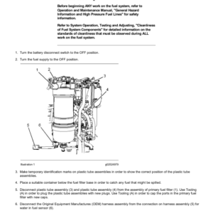 Caterpillar CAT D6K2 Track Type Tractor Service Repair Manual (EL700001 and up) - Image 6