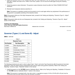 Caterpillar CAT D6M Track Type Tractor Service Repair Manual (4JN00001 and up) - Image 3