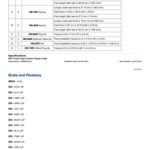 Caterpillar CAT D6T XW Track Type Tractor Service Repair Manual (RRK00001 and up) - Image 4