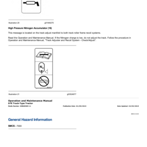 Caterpillar CAT D7E LGP Track Type Tractor Service Repair Manual (TJA00001 and up) - Image 3